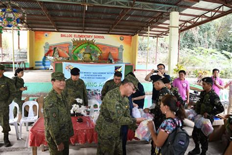 AFP Gift Giving Activity in Tarlac .